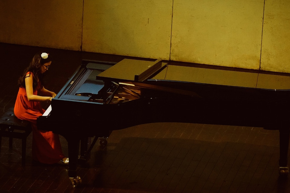 Rất nhiều tài năng trẻ về piano đã đoạt giải cao trong nước và quốc tế. (Ảnh Minh Sơn/Vietnam+)