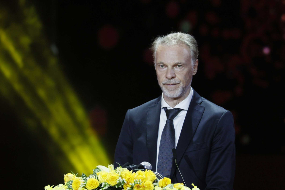 Ông Christian Manhart, Trưởng đại diện UNESCO tại Việt Nam phát biểu. (Ảnh: Thống Nhất/TTXVN)