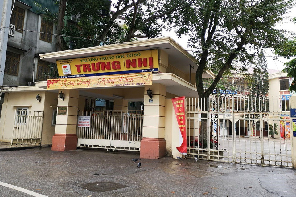 Trong ảnh: Các trường học trên địa bàn Thủ đô cho học sinh nghỉ học để phòng, tránh dịch bệnh từ ngày 3 đến hết 9/2/2020. (Ảnh: Thanh Tùng/TTXVN)