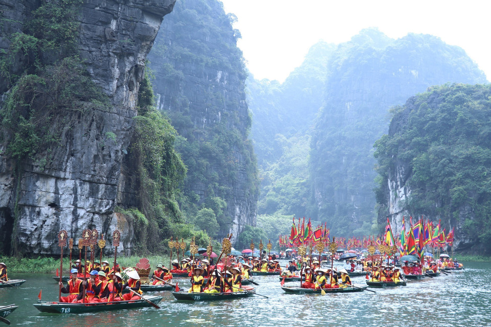 Nơi đây từng là căn cứ địa chống giặc ngoại xâm với thành là núi, đường là sông, cung điện là hang động. (Ảnh: Đức Phương/TTXVN)