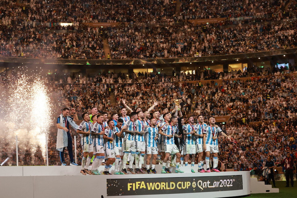 Lionel Messi đã giành được danh hiệu Quả bóng Vàng tại World Cup 2022 sau khi góp công lớn giúp Argentina bước lên đỉnh thế giới. (Ảnh: Hải An/Vietnam+)