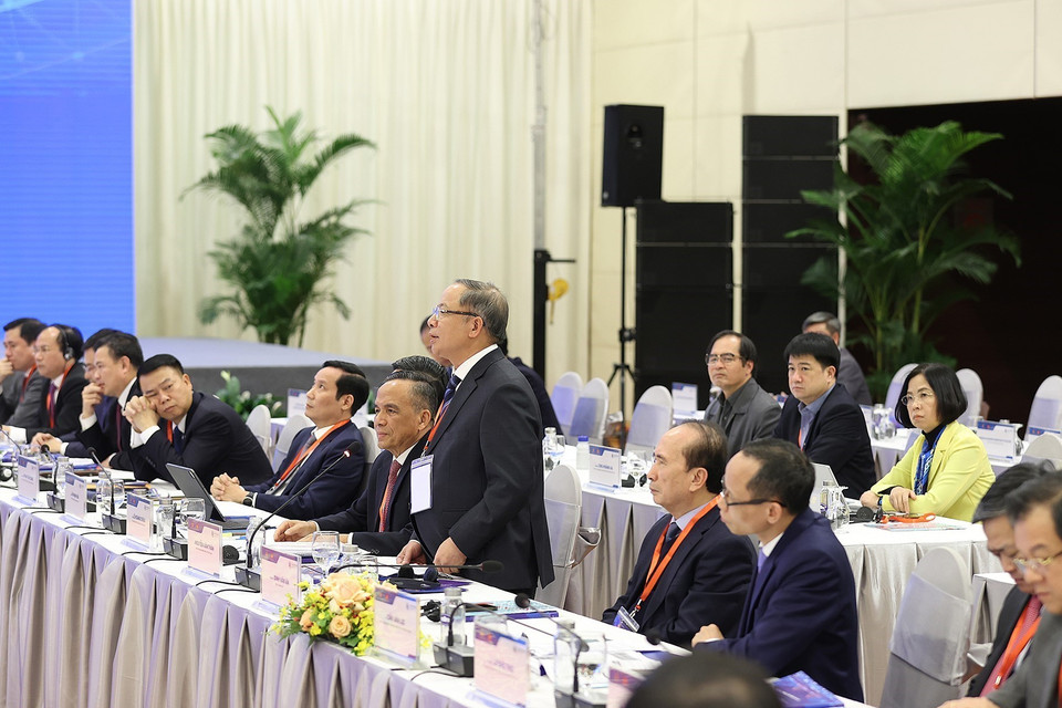 Các đại biểu dự Diễn đàn Kinh tế Việt Nam. (Ảnh: Dương Giang/TTXVN)