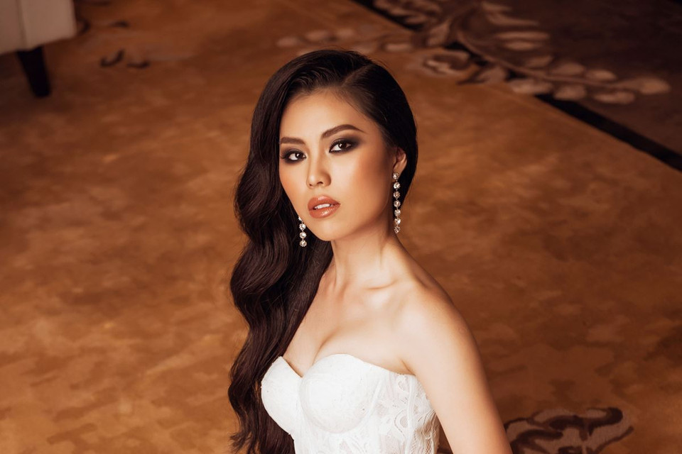 Thí sinh Huỳnh Minh Thiên Hương. (Ảnh:Vietnam+)