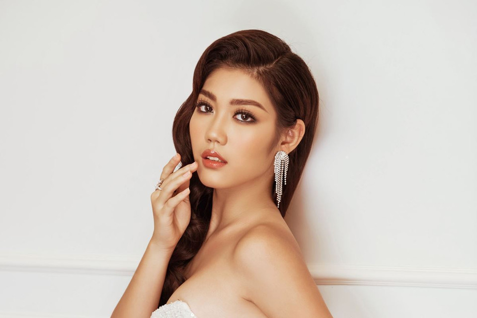 Thí sinh Phạm Ngọc Bảo Ngân. (Ảnh:Vietnam+)