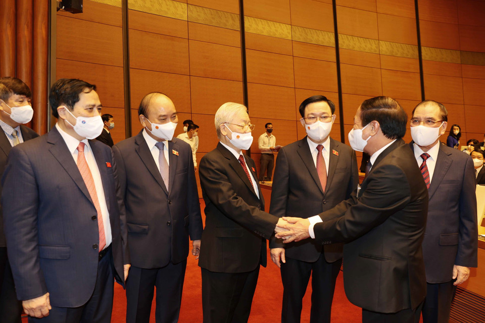 Thành công của Kỳ họp lần này sẽ là tiền đề, động lực rất quan trọng cho hoạt động của Quốc hội trong cả nhiệm kỳ khóa XV. (Ảnh: Trí Dũng/TTXVN)