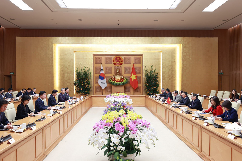 Quang cảnh buổi tiếp. 