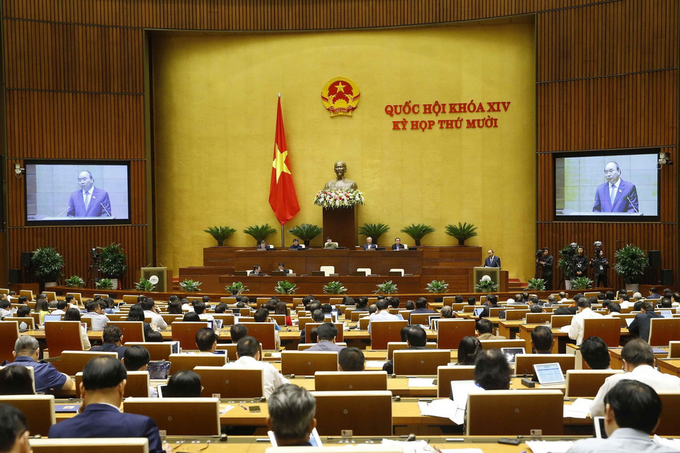 Thủ tướng Nguyễn Xuân Phúc phát biểu. (Ảnh: Doãn Tấn/TTXVN)