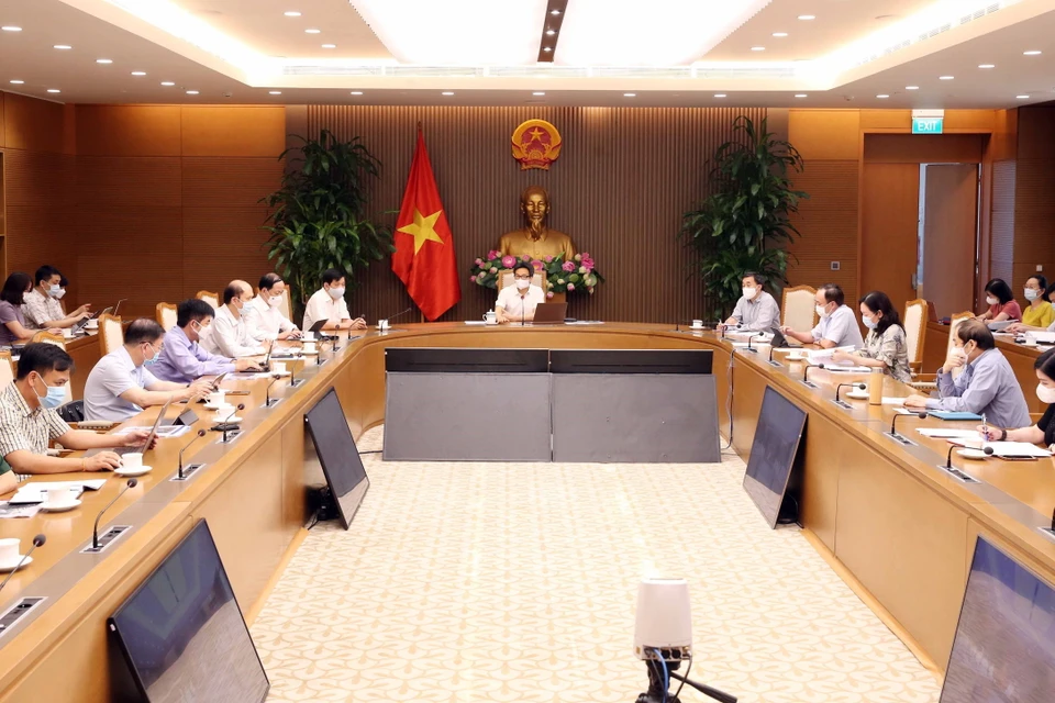 Quang cảnh cuộc họp. (Ảnh: Phạm Kiên/TTXVN)