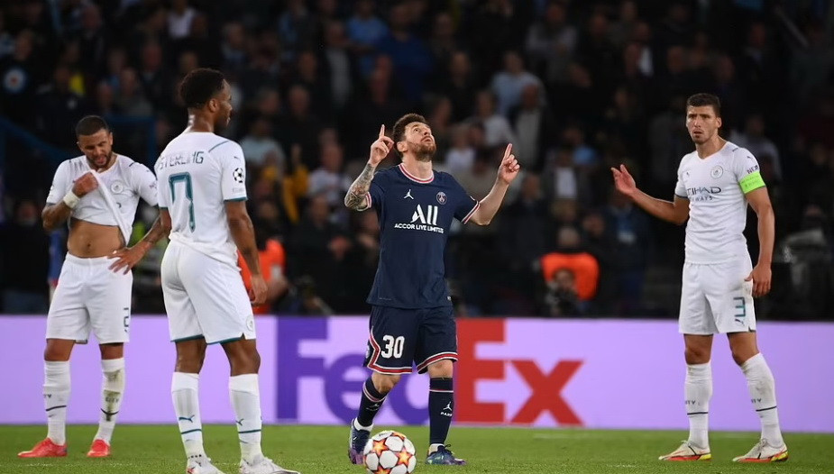 Messi đã mất 200 phút để được tận hưởng cảm giác ăn mừng bàn thắng đầu tiên trong màu áo mới. (Nguồn: Getty Images)