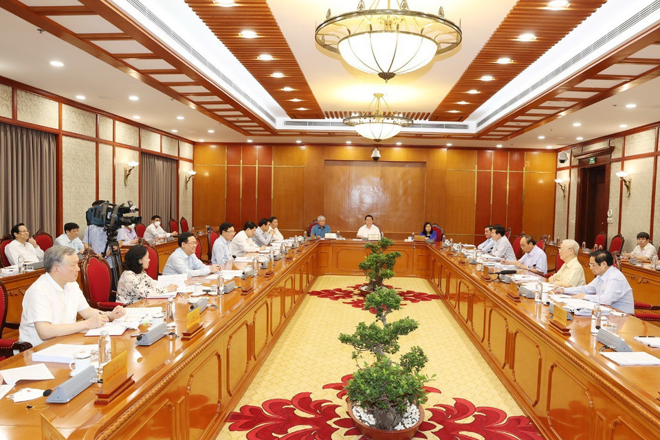 Toàn cảnh cuộc họp. (Ảnh: Trí Dũng/TTXVN)