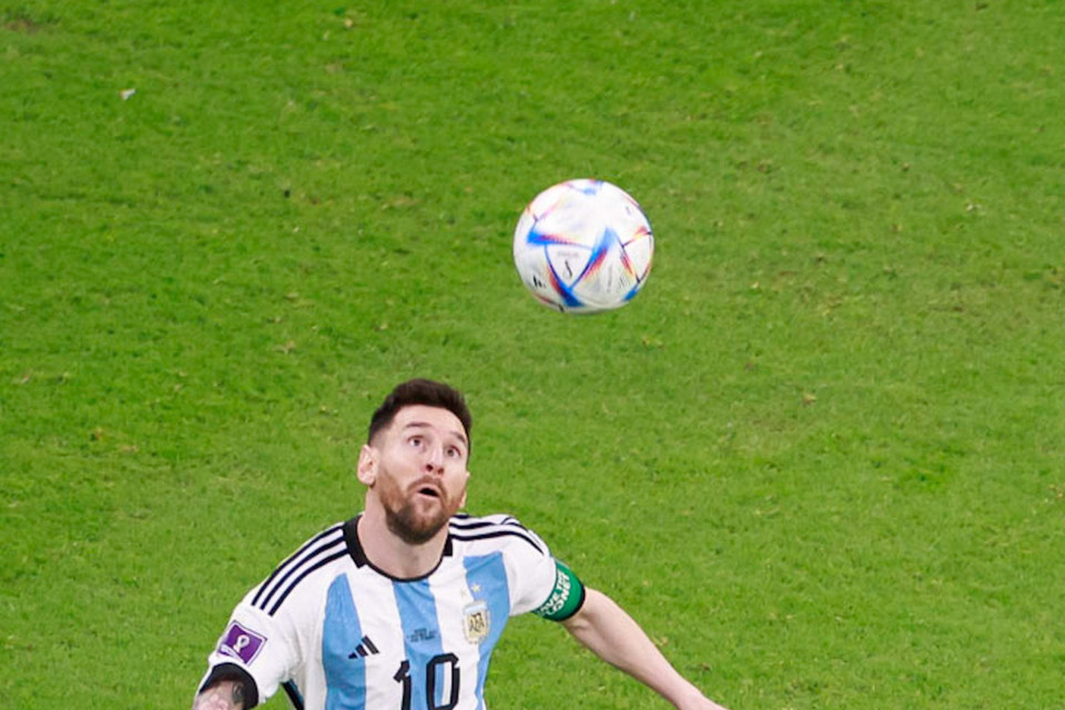 Đối đầu Mexico, Lionel Messi chơi hay nhất bên phía Argentina với một bàn thắng và một kiến tạo. (Ảnh: Hải An/Vietnam+)