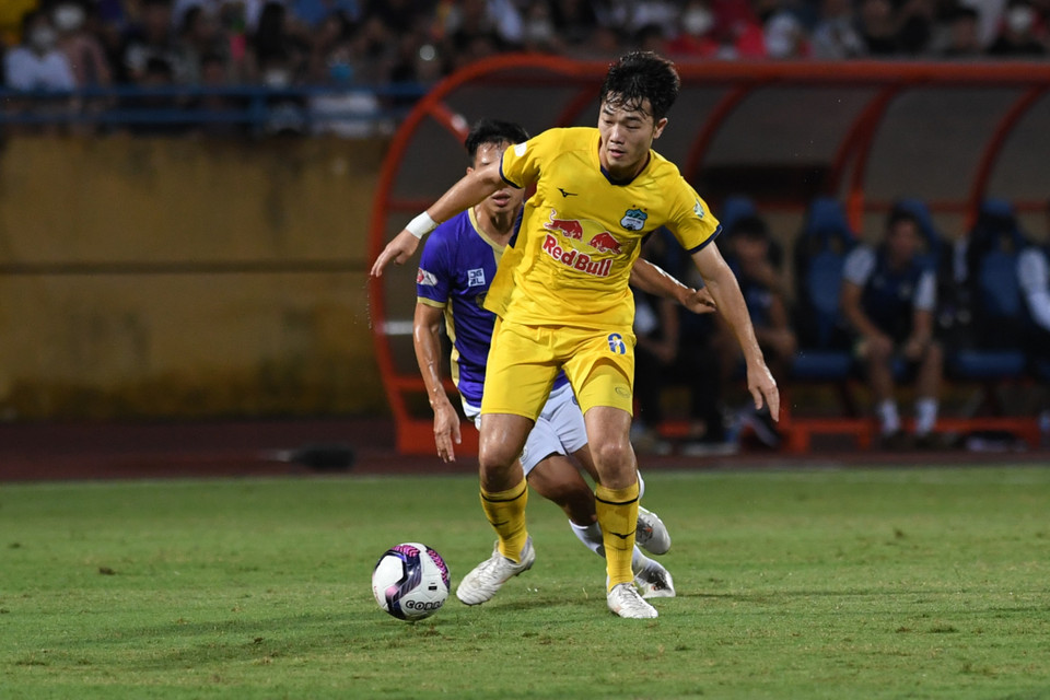 Tuy nhiên, bàn thắng chỉ tới liên tiếp ở hiệp hai sau 45 phút khép lại với tỷ số hòa 0-0. (Ảnh: PV/Vietnam+)