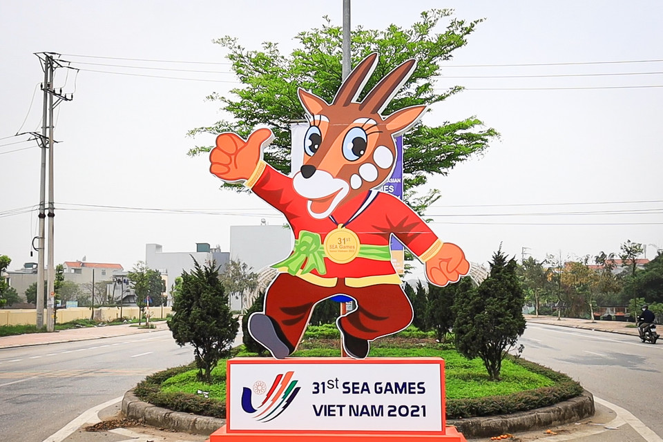 Phó Chủ tịch Thường trực Ủy ban Nhân dân tỉnh Bắc Ninh, ông Vương Quốc Tuấn cho biết SEA Games 31 là sự kiện quan trọng nên tỉnh Bắc Ninh nhanh chóng triển khai và hoàn thiện các nhiệm vụ được phân công. (Ảnh: PV/Vietnam+)