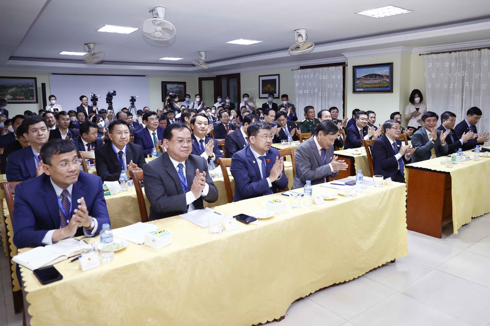 Đại biểu dự cuộc gặp. (Ảnh: Doãn Tấn/TTXVN)