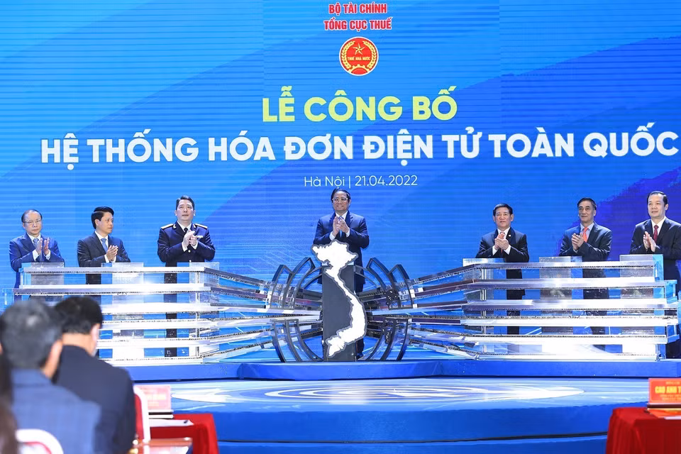 Thủ tướng Phạm Minh Chính phát biểu tại buổi lễ. (Ảnh: Dương Giang/TTXVN)