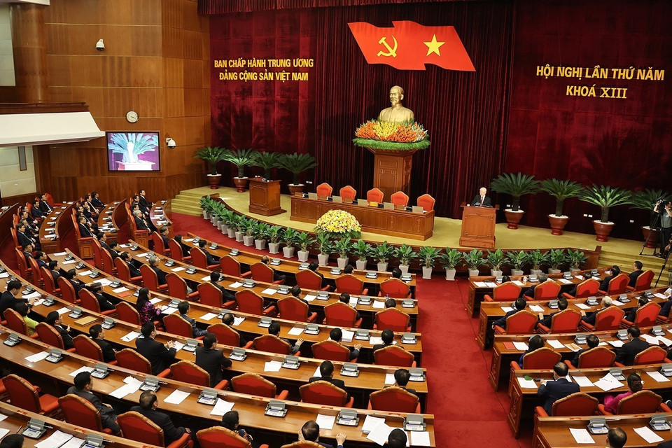 Quang cảnh bế mạc hội nghị. (Ảnh: Trí Dũng/TTXVN)