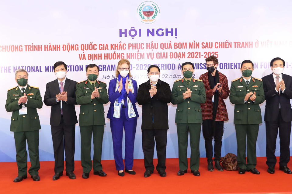 Thủ tướng Phạm Minh Chính và các đại biểu dự hội nghị. (Ảnh: Trọng Đức/TTXVN)