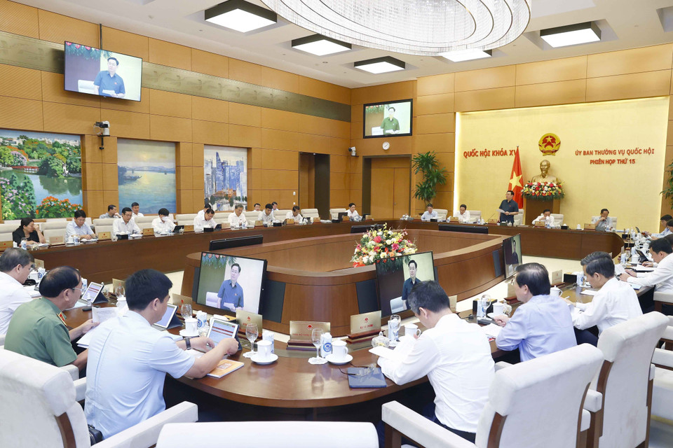 Quang cảnh khai mạc phiên họp. (Ảnh: Doãn Tấn/TTXVN)