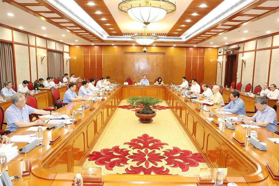 Quang cảnh cuộc họp. (Ảnh: Trí Dũng/TTXVN)