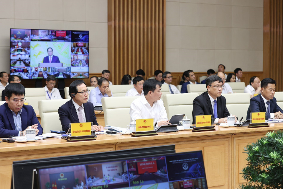 Các đại biểu dự hội nghị phát triển thị trường khoa học và công nghệ. (Ảnh: Dương Giang/TTXVN)