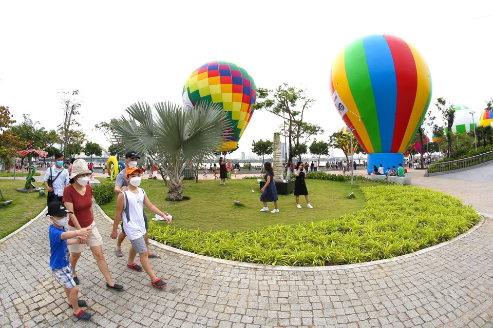 Thành phố Đà Nẵng là điểm đến an toàn, thân thiện và mến khách với nhiều sự kiện lễ hội được tổ chức. (Ảnh: Trần Lê Lâm/TTXVN)