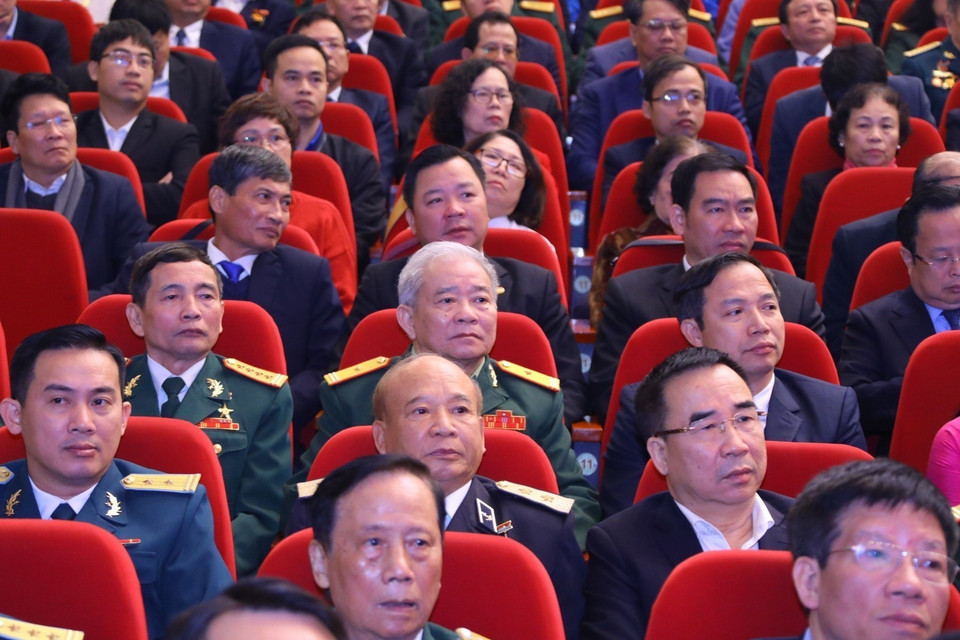 Các đại biểu dự buổi lễ. (Ảnh: Văn Điệp/TTXVN)