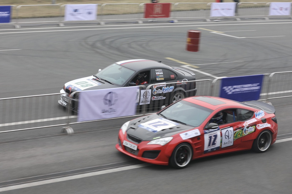 Xe tham gia đua tại Giải vô địch Motorkhana Việt Nam 2021. (Ảnh: Minh Quyết/TTXVN)