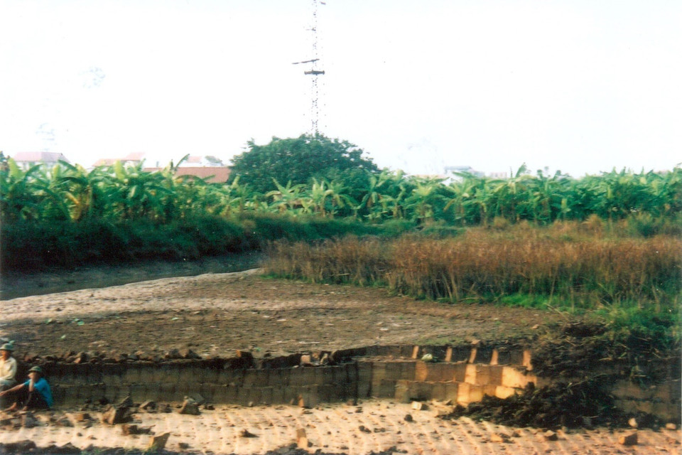 Bãi đất nông nghiệp nguyên vẹn được chụp thời điểm 2004, trước khi người dân thuê thầu vào năm 2005. (Ảnh: TTXVN phát)