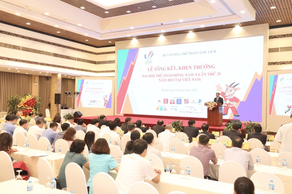 Quang cảnh Lễ tổng kết. (Ảnh: Minh Quyết/TTXVN)