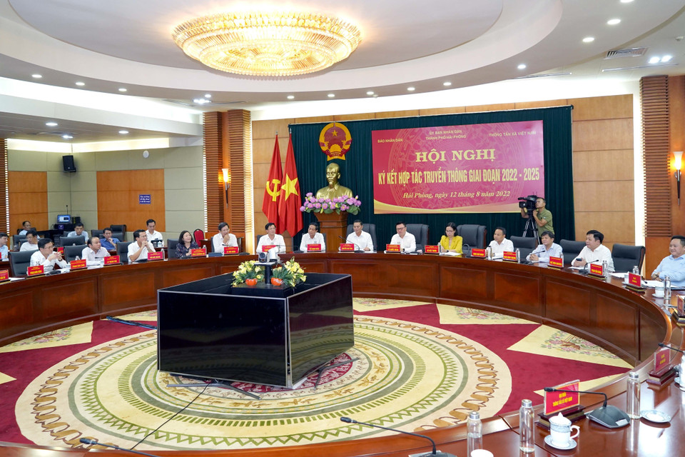 Quang cảnh buổi lễ. (Ảnh: Hoàng Ngọc/TTXVN)