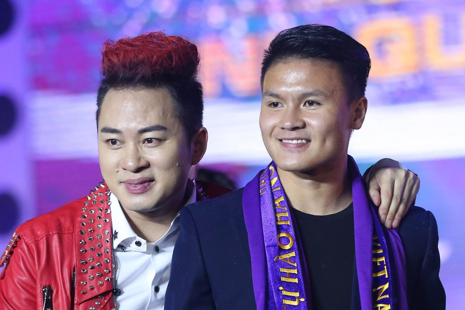 Mùa giải 2019, tiền vệ tuyển Việt Nam là một trong những cầu thủ có đóng góp lớn nhất vào thành công của Hà Nội FC. (Ảnh: Bá Huỳnh/Vietnam+)