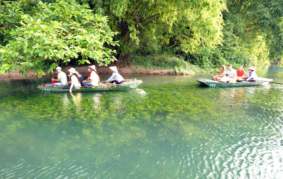 Vẻ đẹp thiên nhiên hài hòa mà không nơi nào có được. (Ảnh: TTXVN)