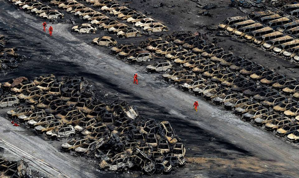 Theo Tân Hoa xã, tính đến 15/8, số người chết trong vụ nổ đã lên tới 104 người, hơn 700 người bị thương. (Nguồn: CCTV)