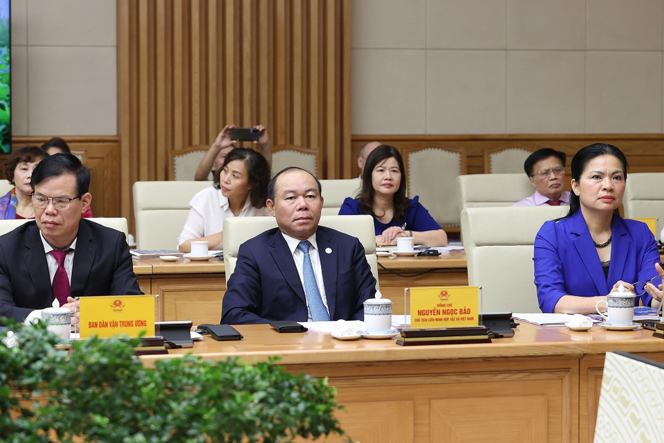 Các đại biểu dự Diễn đàn Kinh tế hợp tác, hợp tác xã năm 2022. (Ảnh: Dương Giang/TTXVN)