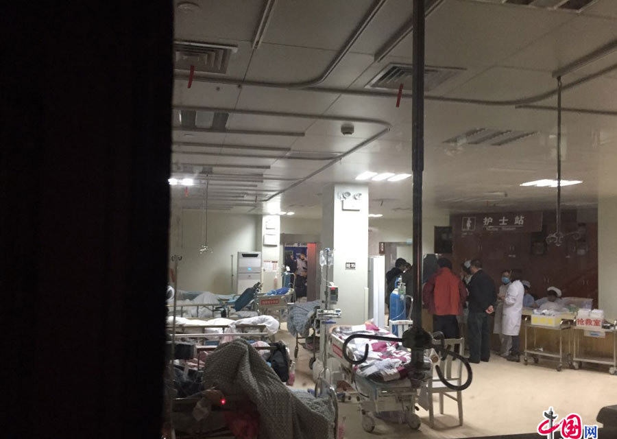 Những người bị thương nằm điều trị tại bệnh viện. (Nguồn: jwb.com.cn)