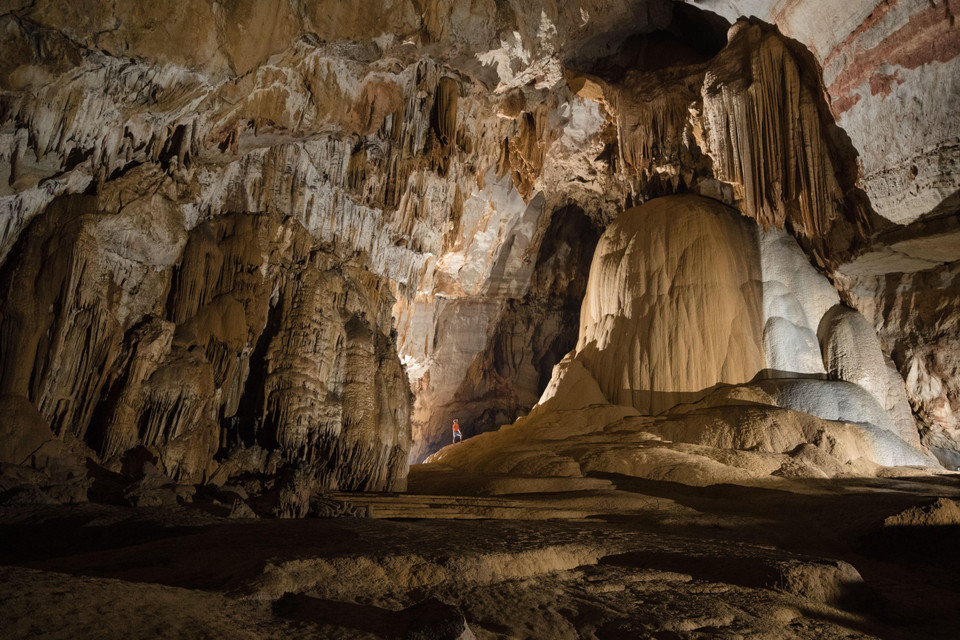 Vẻ đẹp kỳ vĩ của Động Thiên Đường. (Ảnh: TTXVN)