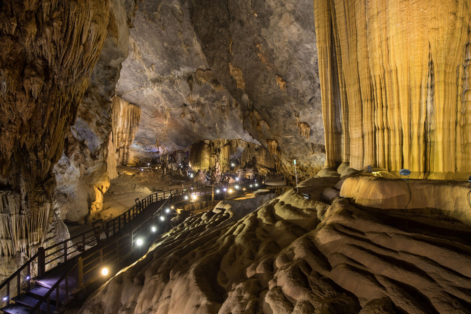 Vẻ đẹp kỳ vĩ của Động Thiên Đường. (Ảnh: TTXVN)