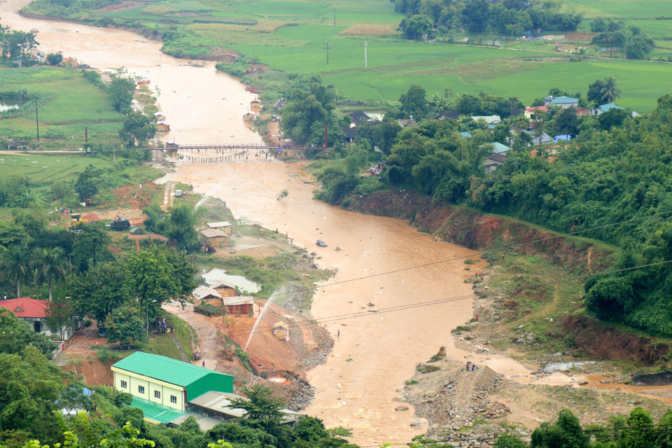 Khu vực diễn tập thuộc xã Cốc San, huyện Bát Xát. (Ảnh: Quốc Khánh/TTXVN)