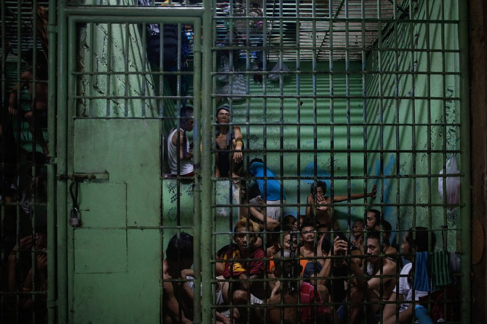 Các phạm nhân ma túy bị nhốt trong tù. (Nguôn: Dailymail)