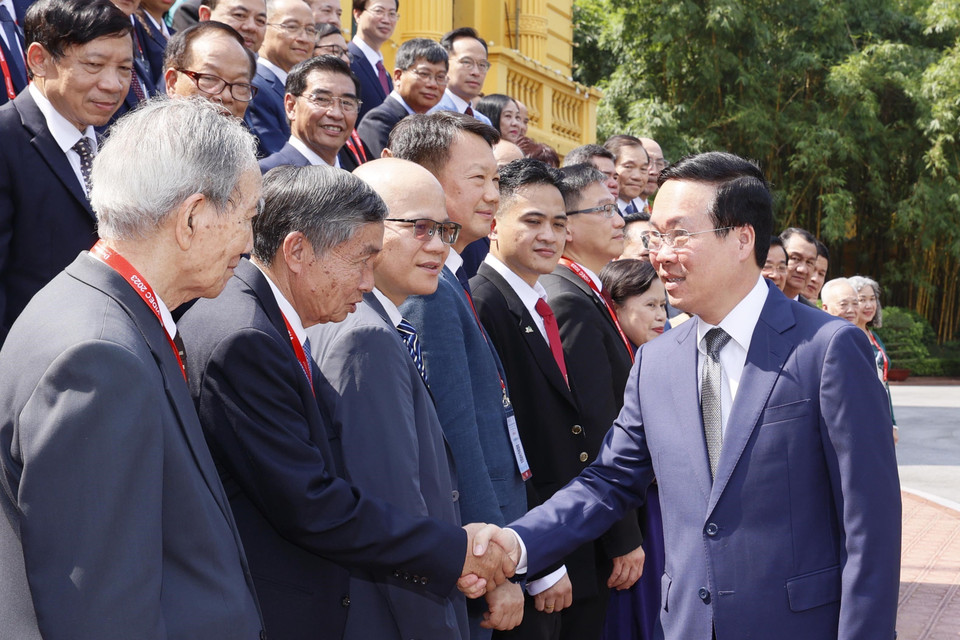 Hội nghị Khoa học và Triển lãm Răng Hàm Mặt Quốc tế năm 2023 (VIDEC 2023) diễn ra ngày 17/8, tại Hà Nội. (Ảnh: Thống Nhất/TTXVN)