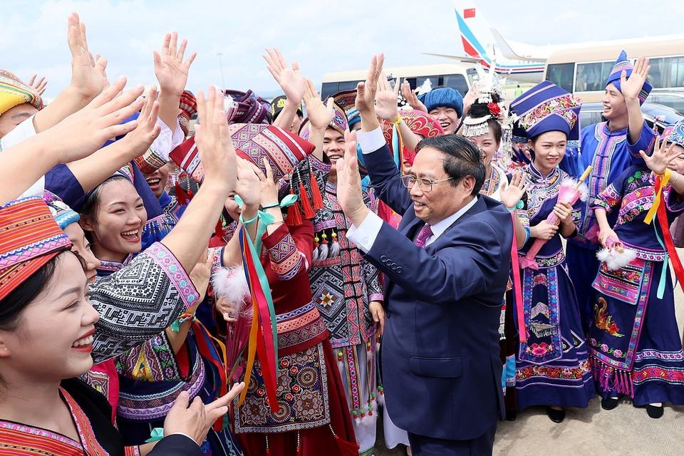 Tại CAEXPO, Việt Nam tiếp tục khẳng định là quốc gia có số lượng gian hàng và diện tích trưng bày lớn nhất trong ASEAN, chỉ sau nước chủ nhà Trung Quốc. (Ảnh: Dương Giang/TTXVN)