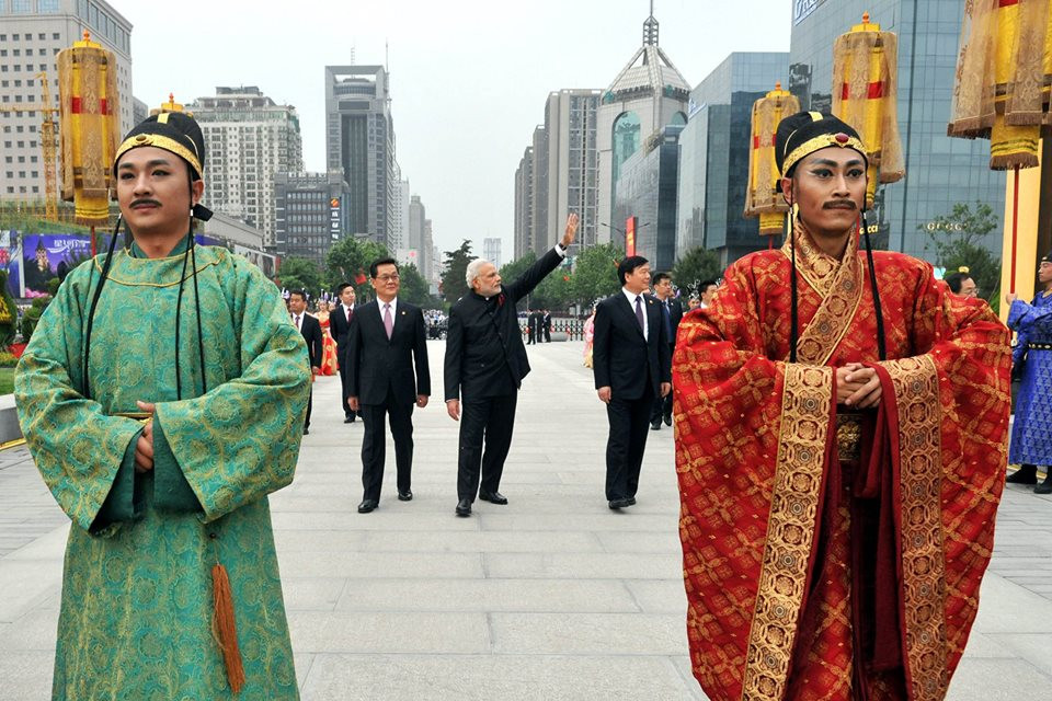 Tây An cũng là nơi ghi dấu ấn giao lưu giữa hai quốc gia trong lịch sử khi Vua Đường Thái Tông cử nhà sư Trần Huyền Trang sáng Tây Trúc (tức Ấn Độ) thỉnh kinh nhà Phật (Nguồn: CCTVNews)