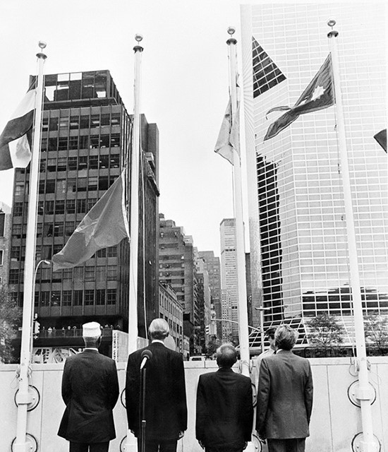 Ngày 20/9/1977, Việt Nam gia nhập Liên hợp quốc. Đây là một mốc son lịch sử, đánh dấu sự ghi nhận của tổ chức toàn cầu lớn nhất hành tinh và cộng đồng quốc tế đối với một nước Việt Nam hòa bình, thống nhất, độc lập, tự do và dân chủ. (Ảnh: TTXVN)