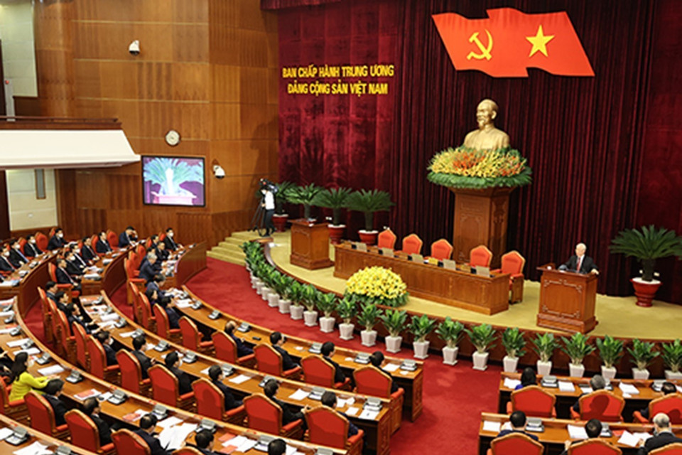 Quang cảnh lễ bế mạc Hội nghị. (Ảnh: Trí Dũng/TTXVN)