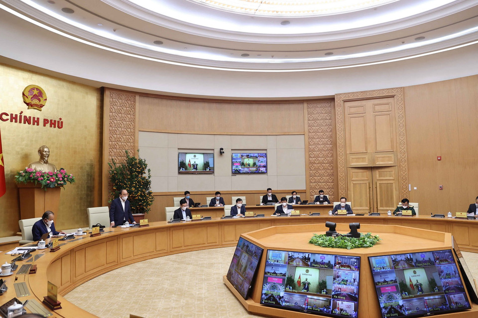 Thủ tướng Nguyễn Xuân Phúc phát biểu. (Ảnh: Thống Nhất/TTXVN)