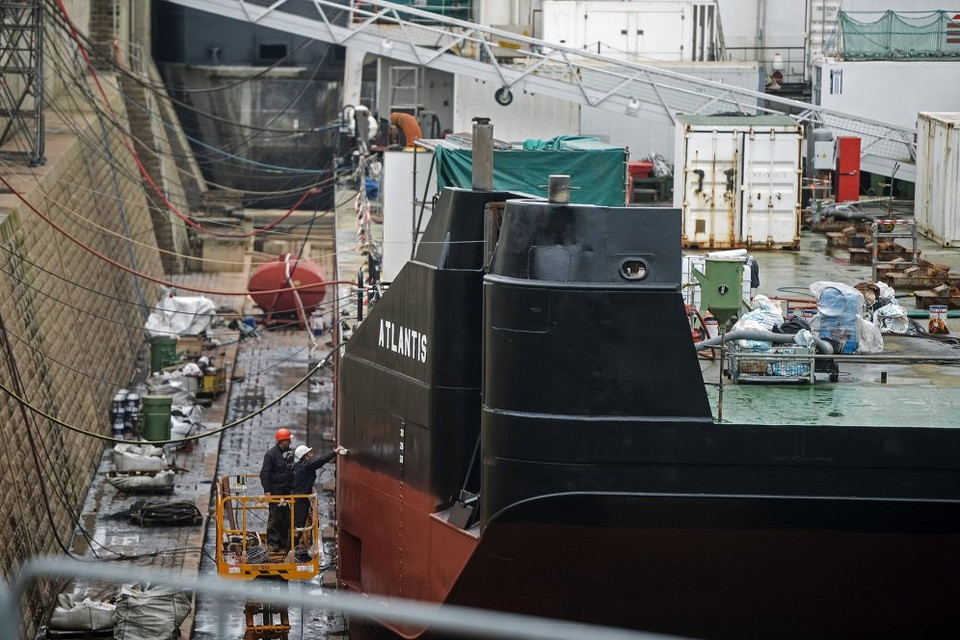 Công nhân đang làm việc. (Nguồn: sputniknews)