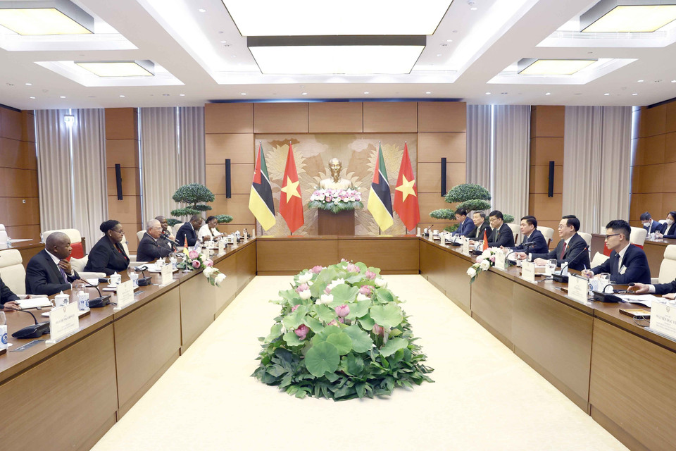 Quang cảnh hội đàm. (Ảnh: Doãn Tấn/TTXVN)