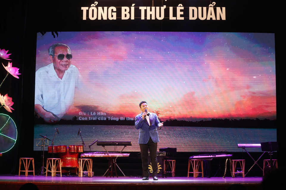 Một tiết mục trong chương trình. (Ảnh: Thống Nhất/TTXVN)