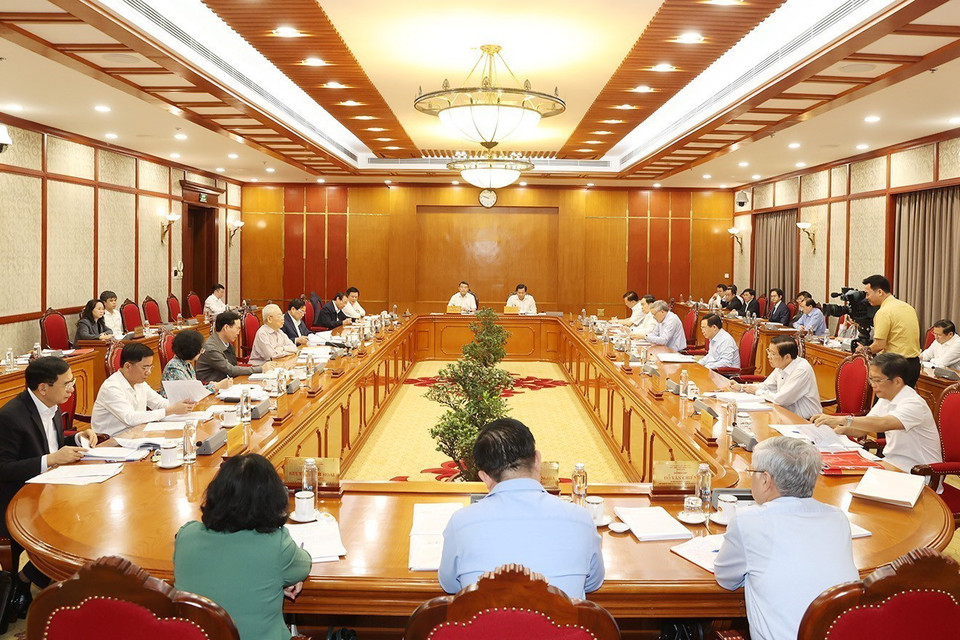 Toàn cảnh cuộc họp. (Ảnh: Trí Dũng/TTXVN)