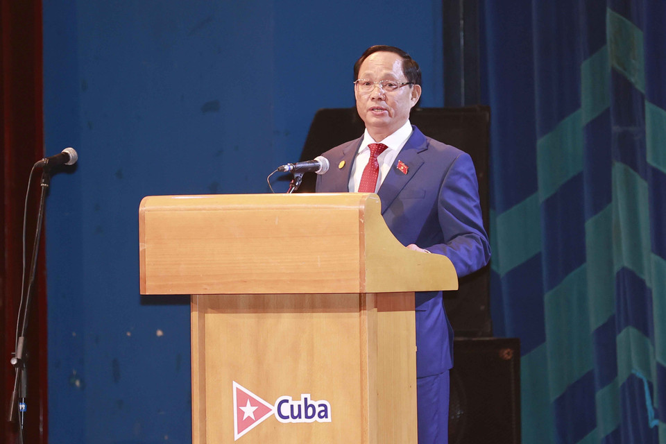 Phó Chủ tịch Quốc hội Trần Quang Phương phát biểu. (Ảnh: Doãn Tấn/TTXVN)